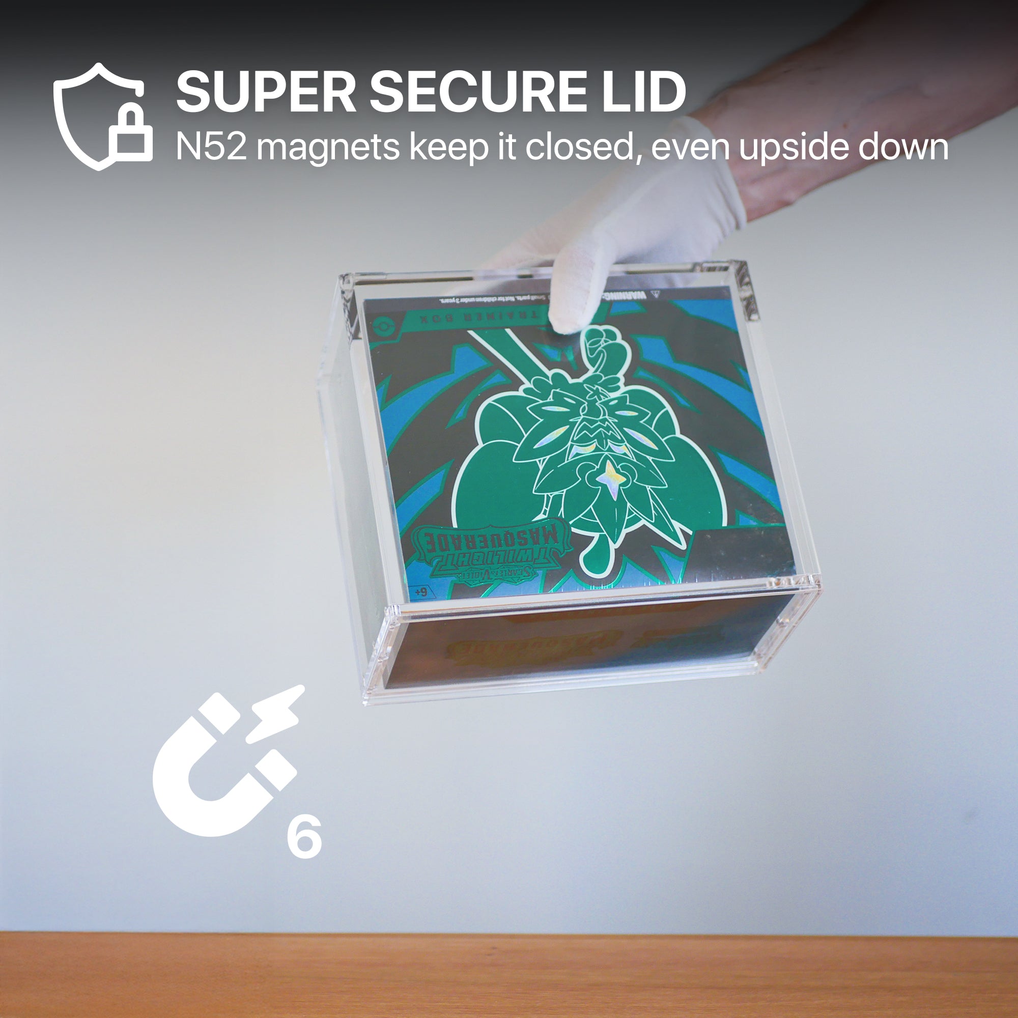 Boîtier de protection en Acrylique pour Pokemon ETB (Coffret Dresseur d'Élite)