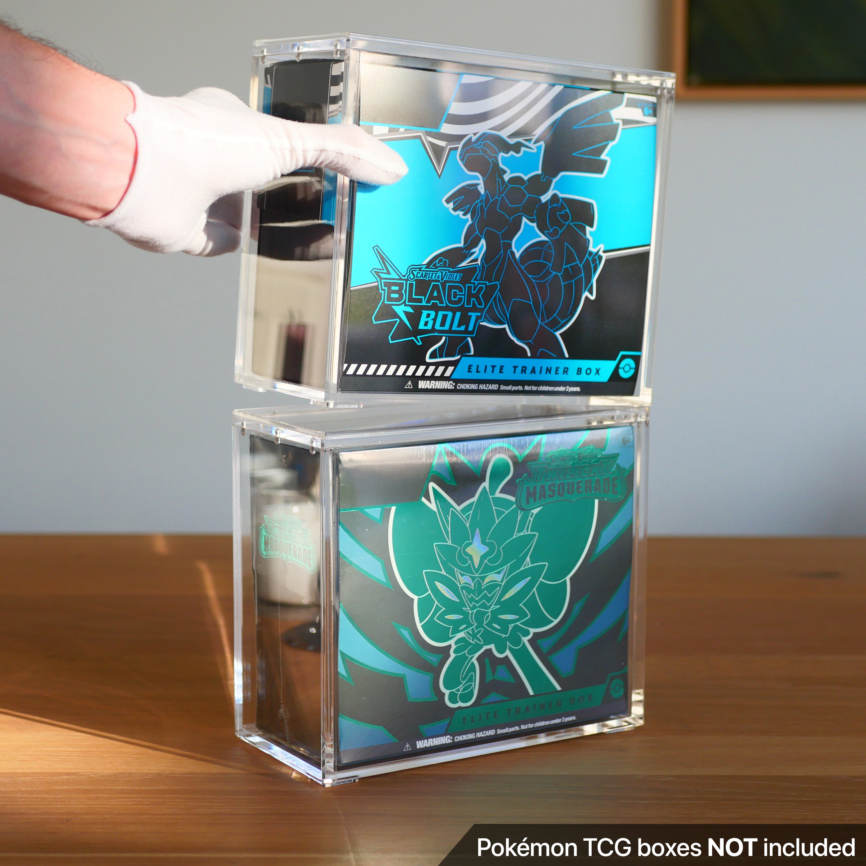 Boîtier de protection en Acrylique pour Pokemon ETB (Coffret Dresseur d'Élite)